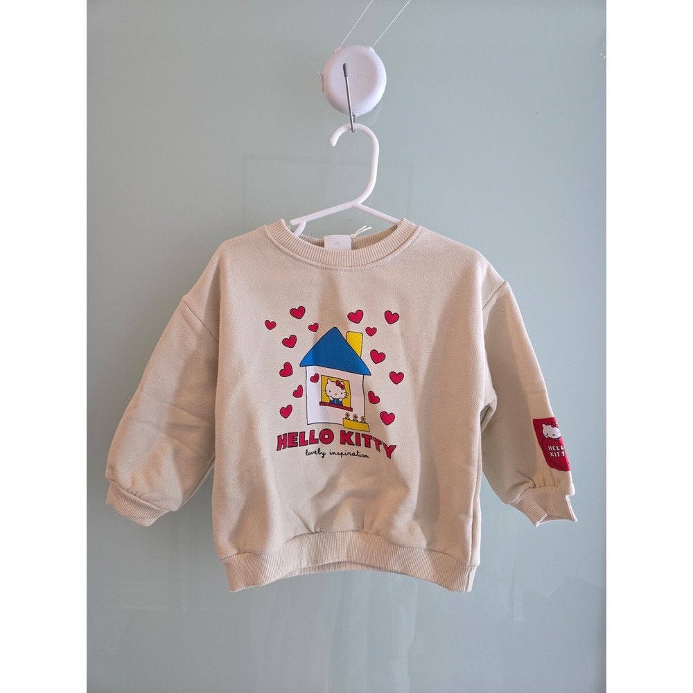 Zara toddler girl hello kitty sweater 2t